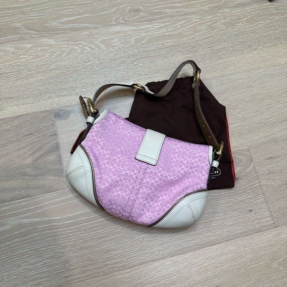 Coach Signature Soho Bag pink/gold purse - Picture 7 of 8